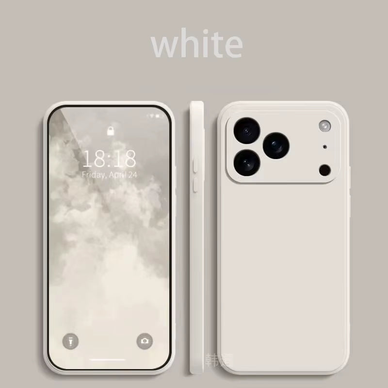 Square Liquid Silicone Phone Case for Apple Iphone 17 Pro Max 17 Air Soft Cover Case