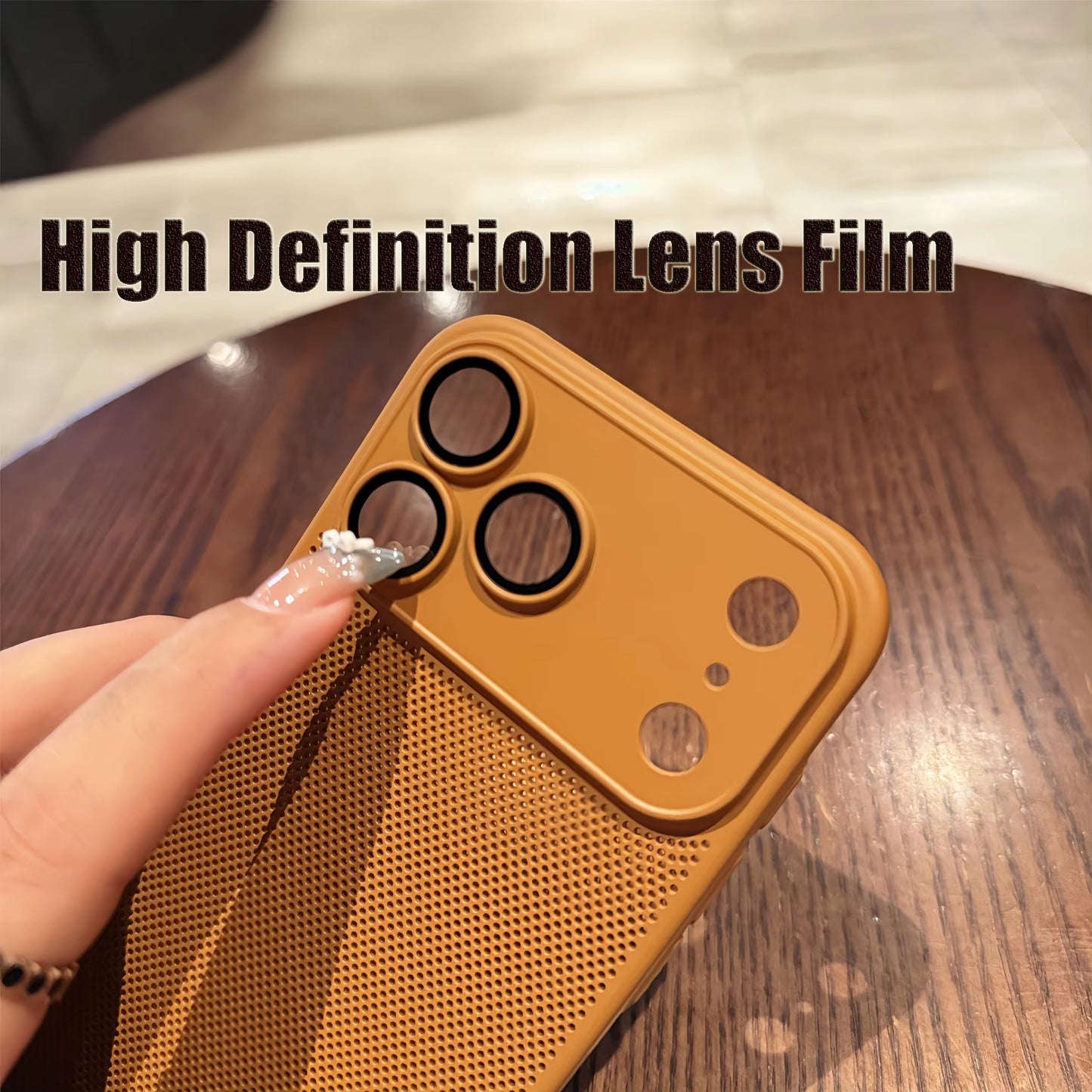 17 Promax Summer Heat Dissipation Ultrathin Case for Iphone 17 16 15 14 13 Pro Max plus 17Air Lens Protector Film Hollow Cover