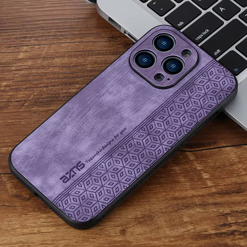 Shockproof Leather Phone Case for Iphone 17 16 15 13 11 14 12 Pro Max 17 Air Business Style Cover for Iphone 16 15 14 plus Funda