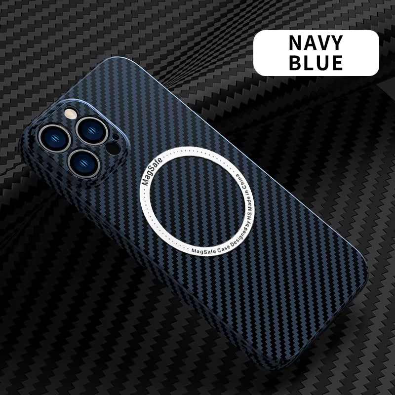 Carbon Fiber Magnetic Macsafe Case for Magsafe Iphone 11 12 13 15 16 Pro Max 14 plus I16 16Promax 15Promax Ipone Mac Safe Cover