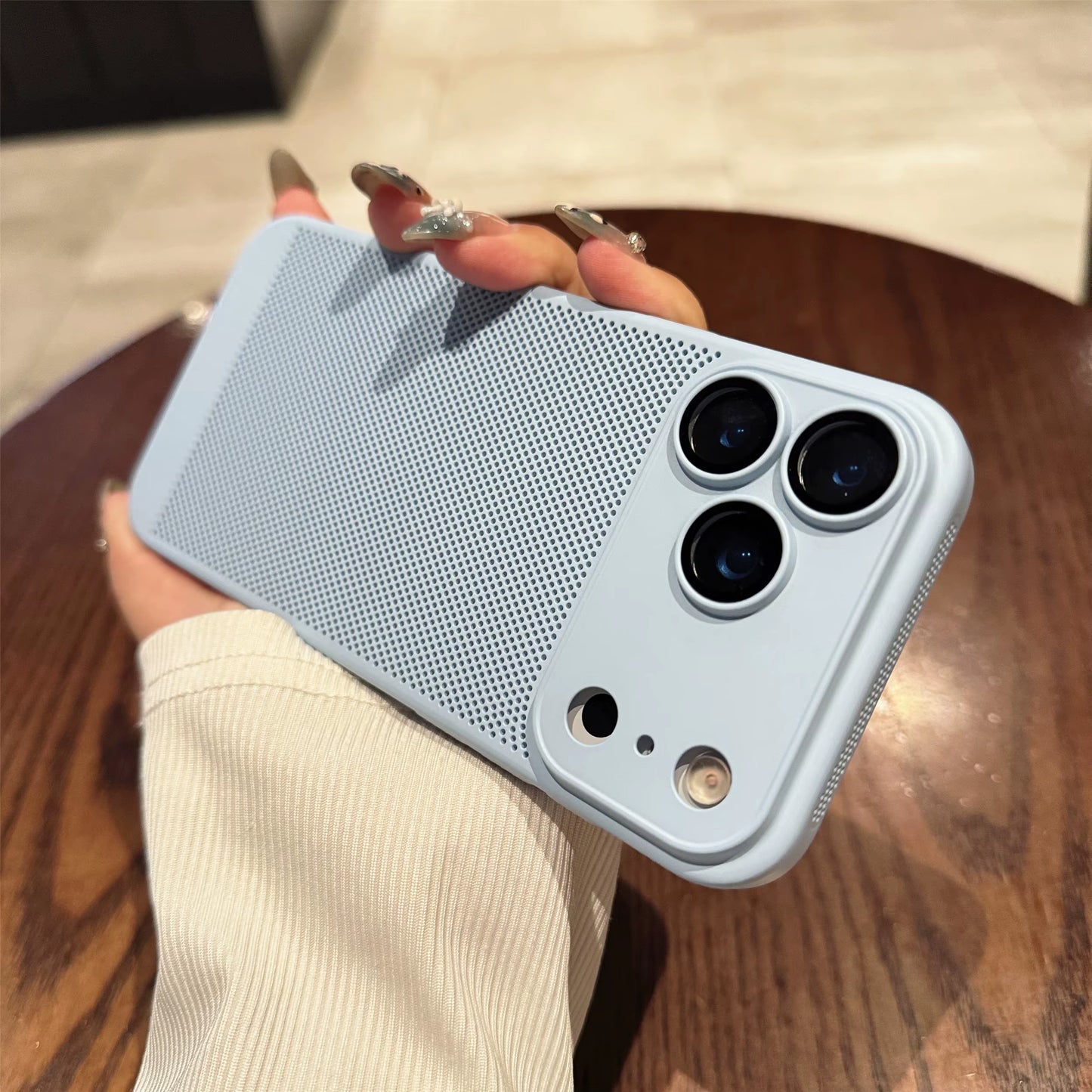 17 Promax Summer Heat Dissipation Ultrathin Case for Iphone 17 16 15 14 13 Pro Max plus 17Air Lens Protector Film Hollow Cover