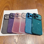 Fashion Glitter Gradient Color Case for Iphone 17 Pro Max 17Air 16 15 plus 17Pro Built in Lens Film to Protect the Phone Case
