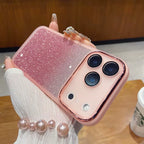Fashion Glitter Gradient Color Case for Iphone 17 Pro Max 17Air 16 15 plus 17Pro Built in Lens Film to Protect the Phone Case