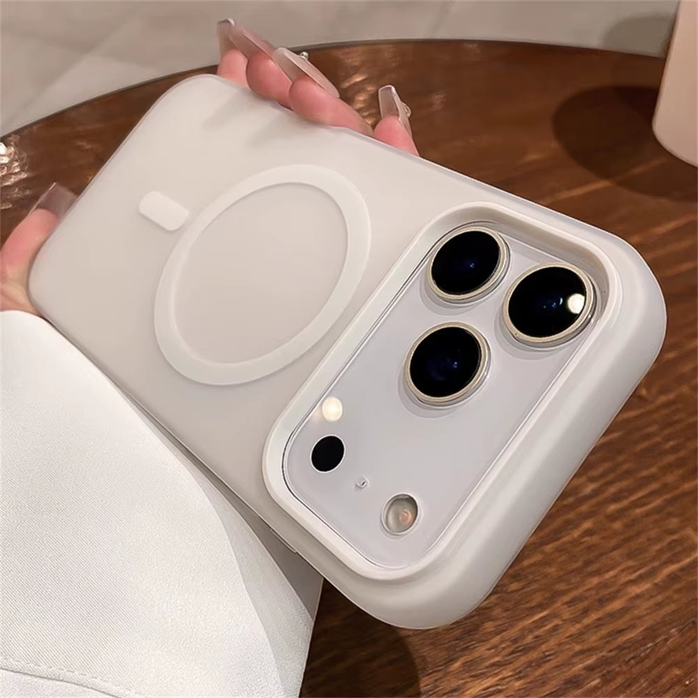 Jelly Candy Color Magnetic Matte Case for Iphone 17 Air 16 15 14 13 12 Pro Max plus Wireless Charging Shockproof Solid Cover