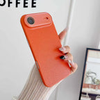 Business PU Leather Glass Camera Protection Case for Iphone 17 Pro Max Air Shockproof Cover for Iphone 13 12 11 14 15 16 Pro Max