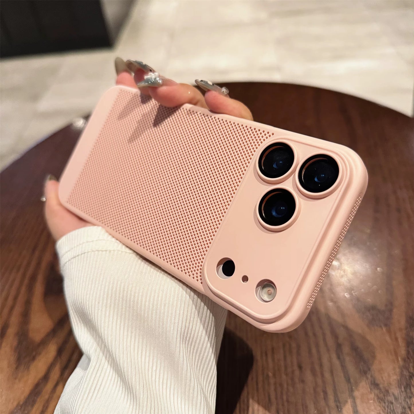 17 Promax Summer Heat Dissipation Ultrathin Case for Iphone 17 16 15 14 13 Pro Max plus 17Air Lens Protector Film Hollow Cover