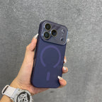 Creative Large Window Lens Film 17 Promax Magsafe Case for Iphone 17 16 15 Pro Max 17Air Magnetic Wireless Charge Cover