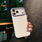 Luxury Simple Business TPU Leather Stylish Phone Case for Apple Iphone 17 Shockproof Proteciton Cover Coque