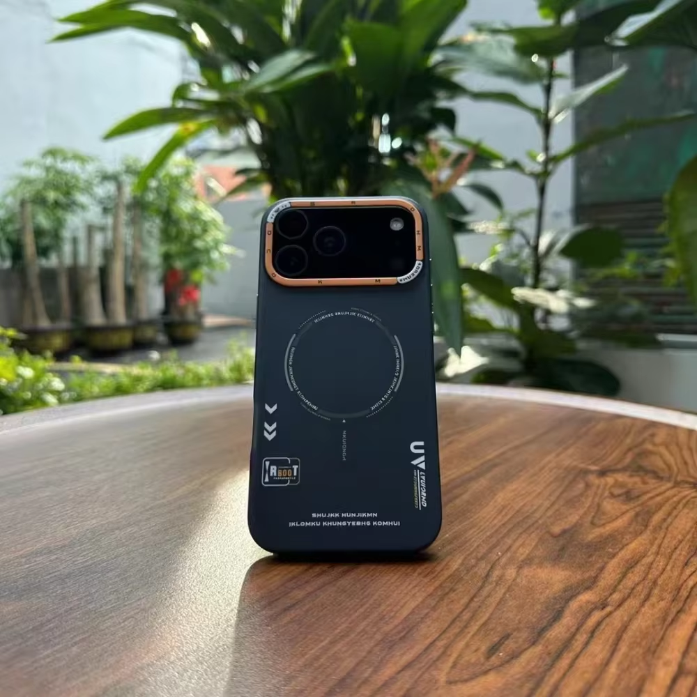 Matte Magnetic Phone Case for Iphone 17 16 15 13 14 Pro Max Magsafe Wireless Charge Frosted Back Metal Lens Frame Buttons Cover