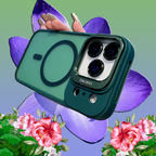 Luxury Metal Ring Lens Stand Protector Phone Case for Iphone 17 Air 16E 15 14 plus 13 12 11 Pro Max for Magsafe Shockproof Cover