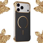 Magsafe Magnetic Wireless Charging Frameless Carbon Fiber Shockproof Phone Case for Iphone 17 Pro Max 17 Air Bumper Back Cover