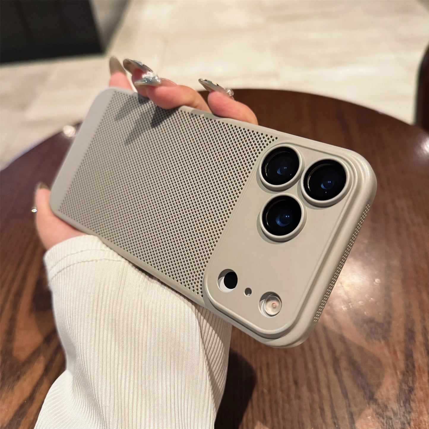 17 Promax Summer Heat Dissipation Ultrathin Case for Iphone 17 16 15 14 13 Pro Max plus 17Air Lens Protector Film Hollow Cover