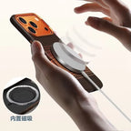 Senior Alloy Lens Magsafe Bumper Case for Iphone 17 Pro 17Pro Max 16 16 Pro Magnetic Weaving Texture Wireless Charge Matte Cover