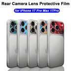 2PCS Full Cover Lens Protector anti Scratch Matte Frosted Lens Color Skin Sticker for Iphone 17 Pro Max 17Pro
