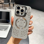 Breathable Soft Back Case for Iphone 16 15 14 13 12 11 Pro Max plus Cooling Heat Dissipation Magnetic Phone Cover for Magsafe