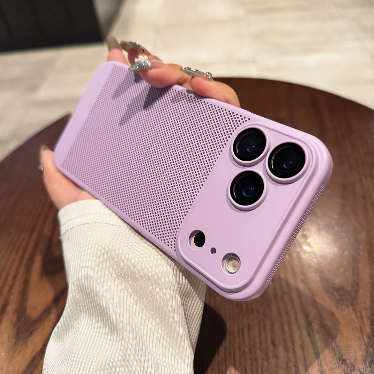 17 Promax Summer Heat Dissipation Ultrathin Case for Iphone 17 16 15 14 13 Pro Max plus 17Air Lens Protector Film Hollow Cover