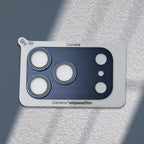 9H HD Armor Camera Lens Protector for Iphone 17 Pro 17 Pro Max Aluminum Metal Ring Lens Tempered Glass Film Case Cap