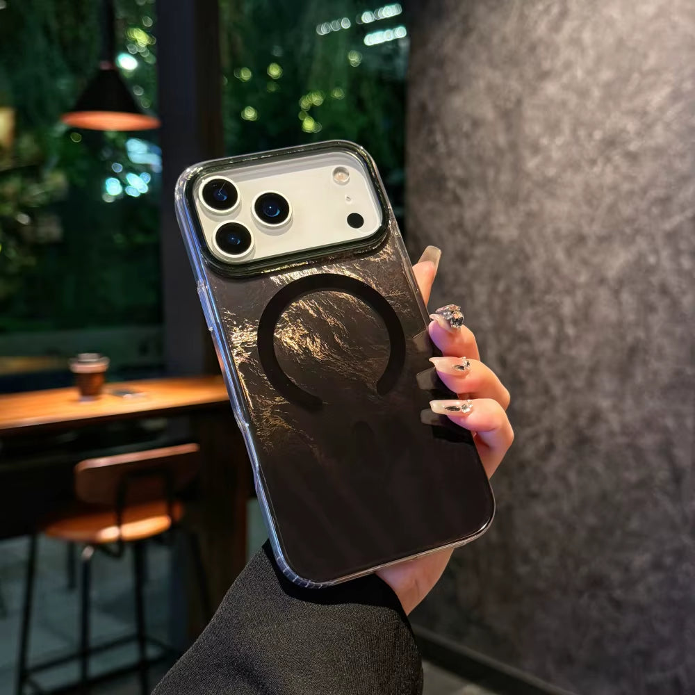 NEW the Gradient Color Design Is Fashionable and Glacier Patterned 17 Case ，Reen Blue