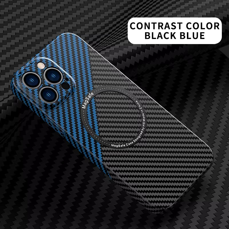 Carbon Fiber Magnetic Macsafe Case for Magsafe Iphone 11 12 13 15 16 Pro Max 14 plus I16 16Promax 15Promax Ipone Mac Safe Cover