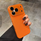 Business PU Leather Glass Camera Protection Case for Iphone 17 Pro Max Air Shockproof Cover for Iphone 13 12 11 14 15 16 Pro Max