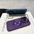 Breathable Soft Back Case for Iphone 16 15 14 13 12 11 Pro Max plus Cooling Heat Dissipation Magnetic Phone Cover for Magsafe