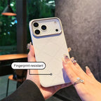 Luxury Simple Business TPU Leather Stylish Phone Case for Apple Iphone 17 Shockproof Proteciton Cover Coque