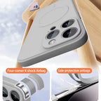 Liquid Silicone Phone Case for Iphone 17 16 15 14 13 12 11 Pro Max plus Air Magsafe Magnetic Wireless Charging Original Fundas