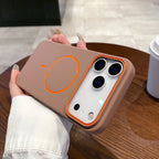 Ultra Thin Matte Simple Magnetic Phone Case for Iphone 17 Pro Max 16 15 14 13 12 Mag-Safe Wireless Charging Protect Cover