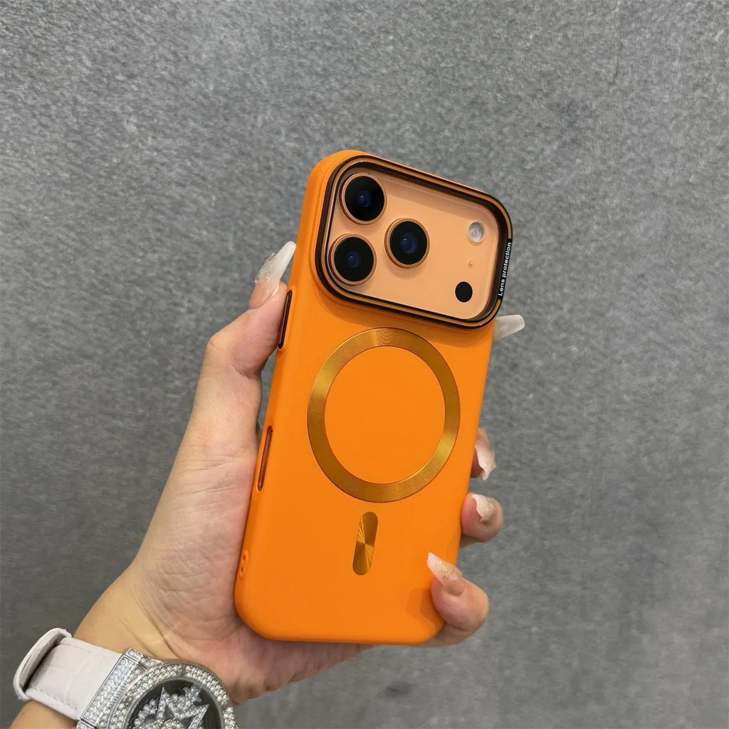 17 Pro Max Magsafe Liquid Skin Feel Phone Case for Iphone 17 Air 11 12 13 14 15 16 Pro Max plus Lens Protection Magnetic Cover