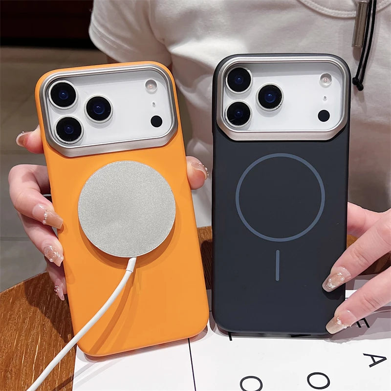 Ultra Thin PC Magnetic for Magsafe Wireless Charge Matte Case for Iphone 17 Air 16E 15 14 13 12 11 Pro Max Shockproof Hard Cover