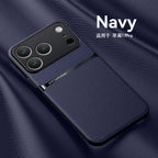 Leather for Magsafe Magnetic Phone Case for Iphone 17 13 12 11 Pro Max 16E 17 Air Shockproof Case for Iphone 16 15 14 plus Cover