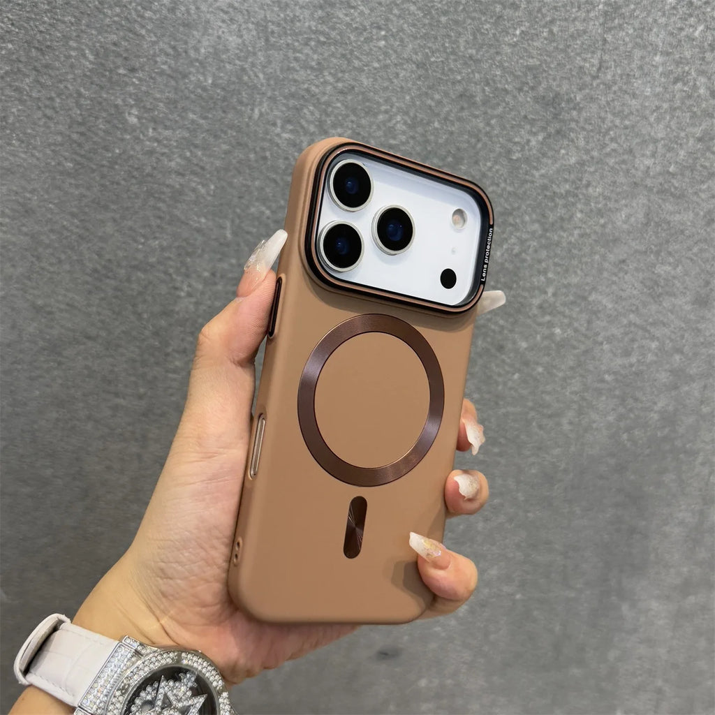 17 Pro Max Magsafe Liquid Skin Feel Phone Case for Iphone 17 Air 11 12 13 14 15 16 Pro Max plus Lens Protection Magnetic Cover