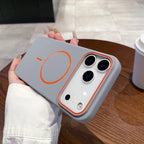 Ultra Thin Matte Simple Magnetic Phone Case for Iphone 17 Pro Max 16 15 14 13 12 Mag-Safe Wireless Charging Protect Cover