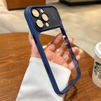 Luxury Magnetic Metal TPU Case for Iphone 17 16 15 14 Pro Max plus Case Translucent Acrylic Hard Bumper Shockproof Protect Cover