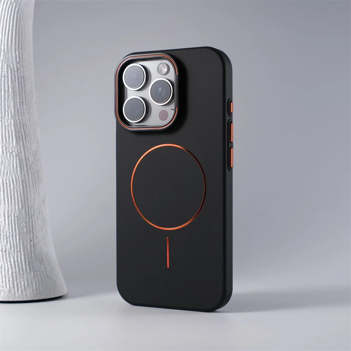 Matte Magsafe Case for Iphone 16 17 Pro Max Air Flip Lens Protect Stand Holder Bracket Cover for Iphone 13 14 15 Pro Max 16Pro