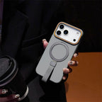 For Magsafe Magnetic Bracket Grip Ring Case for Iphone 17 16 plus 15 14 13 12 Pro Max 17 Air Soft Silicone Wrist Strap Cover