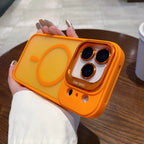 Luxury Metal Ring Lens Stand Protector Phone Case for Iphone 17 Air 16E 15 14 plus 13 12 11 Pro Max for Magsafe Shockproof Cover