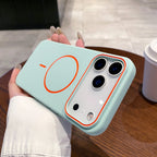 Ultra Thin Matte Simple Magnetic Phone Case for Iphone 17 Pro Max 16 15 14 13 12 Mag-Safe Wireless Charging Protect Cover