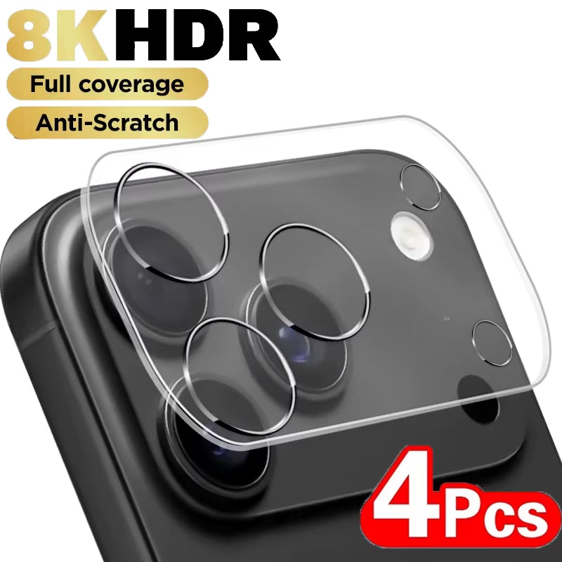 4PCS Camera Lens Protector for Iphone 17 Pro Max Lens Protective Glass for Iphone Air 17 16 15 14 Pro Max plus Tempered Glass
