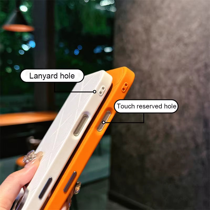 Luxury Simple Business TPU Leather Stylish Phone Case for Apple Iphone 17 Shockproof Proteciton Cover Coque