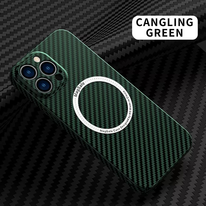 Carbon Fiber Magnetic Macsafe Case for Magsafe Iphone 11 12 13 15 16 Pro Max 14 plus I16 16Promax 15Promax Ipone Mac Safe Cover