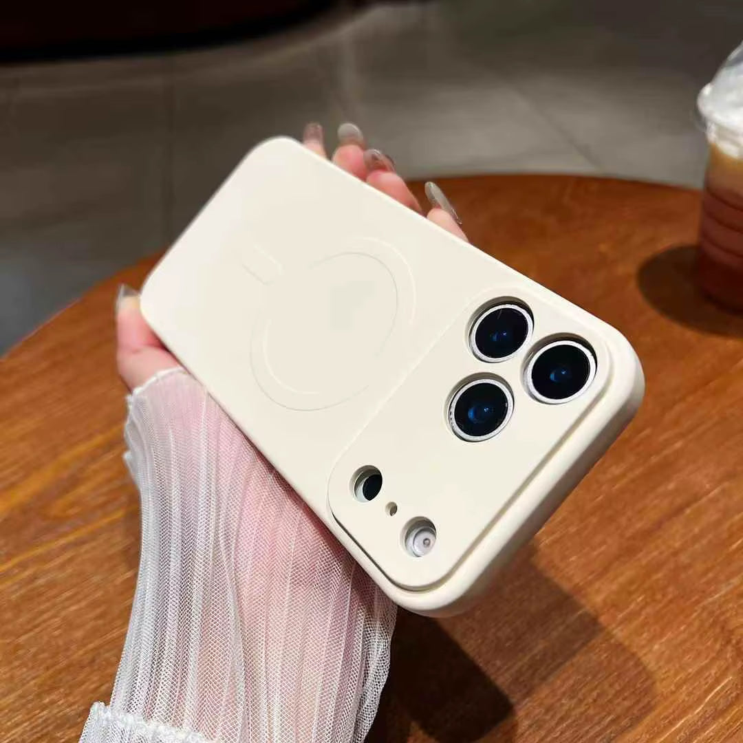 Liquid Silicone Phone Case for Iphone 17 16 15 14 13 12 11 Pro Max plus Air Magsafe Magnetic Wireless Charging Original Fundas