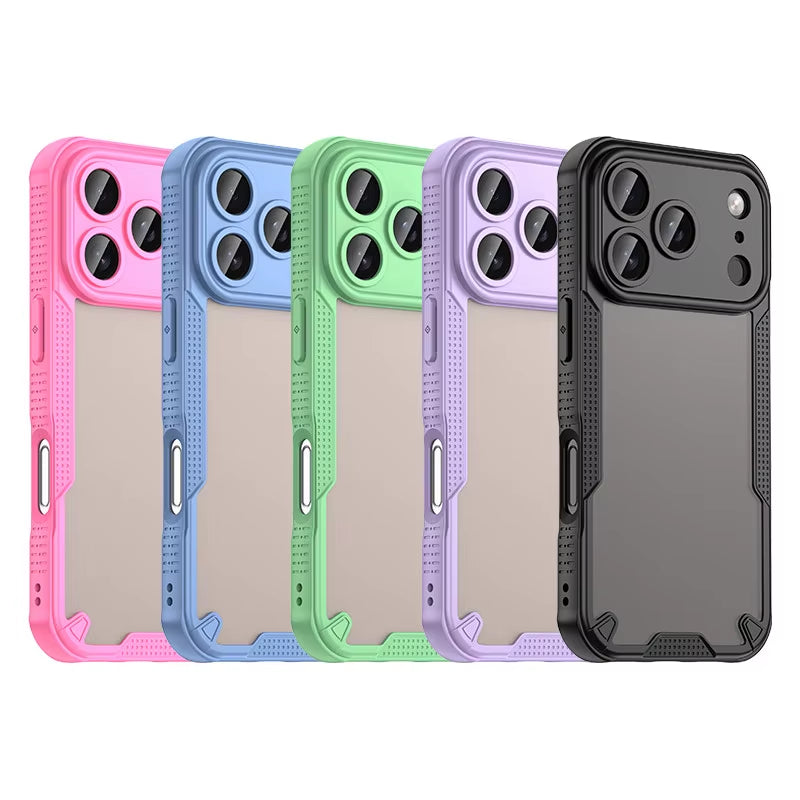 For Iphone 17 Pro Case Iphone 17 Pro Cover TPU Border Durable Matte Bumper Protective Phone Case for Iphone 17 Air Pro Max Funda