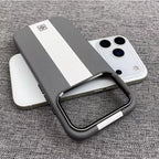 HOCE Splicing Leather Magnetic Case for Iphone 17 Air 16 15 14 13 Pro Max for Magsafe Wireless Charging Shockproof Hard Cover