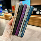 Luxury Silicone Heat Dissipation Shockproof Cover for Iphone 17 Air 17 16 15 14 13 12 Pro Max Lens Holder Magnetic Phone Case