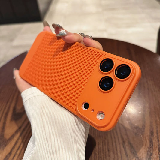 17 Promax Summer Heat Dissipation Ultrathin Case for Iphone 17 16 15 14 13 Pro Max plus 17Air Lens Protector Film Hollow Cover