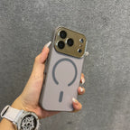 Creative Large Window Lens Film 17 Promax Magsafe Case for Iphone 17 16 15 Pro Max 17Air Magnetic Wireless Charge Cover