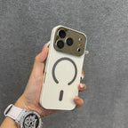 Creative Large Window Lens Film 17 Promax Magsafe Case for Iphone 17 16 15 Pro Max 17Air Magnetic Wireless Charge Cover