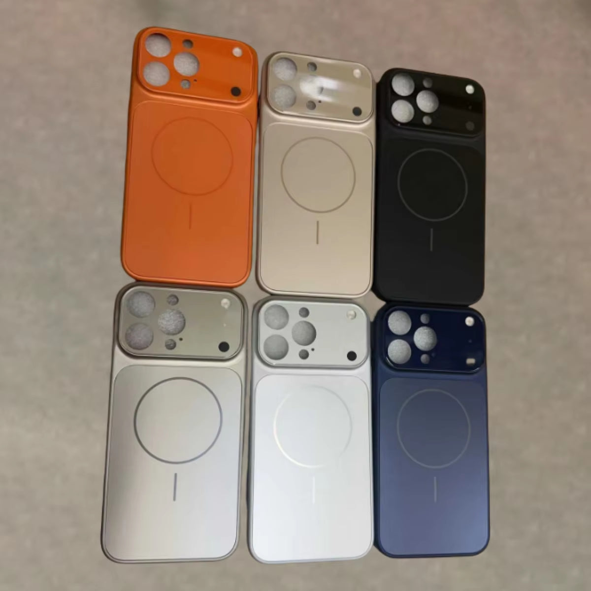 Original AG Nano Frosted Glass for Magsafe Phone Case for Iphone 17 Air 16 15 14 13 Pro Max Magnetic Wireless Charge Armor Cover