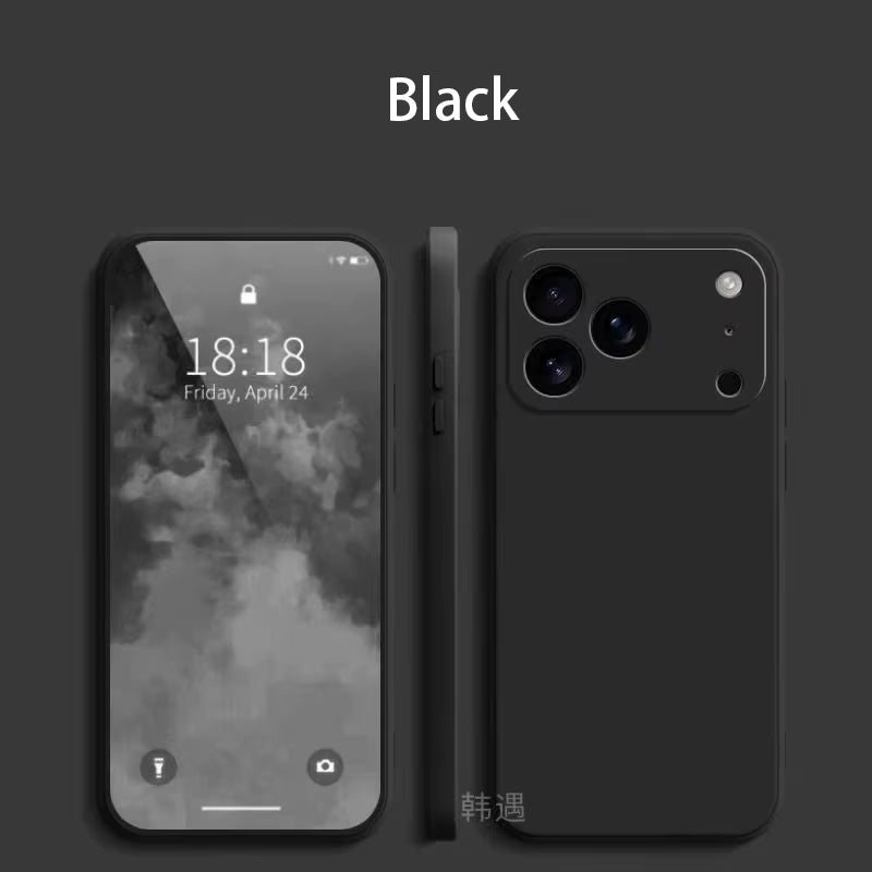 Square Liquid Silicone Phone Case for Apple Iphone 17 Pro Max 17 Air Soft Cover Case